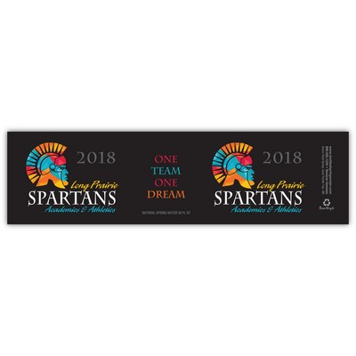 FasTurn® Water Bottle Label (For 20 Oz. Bottle)