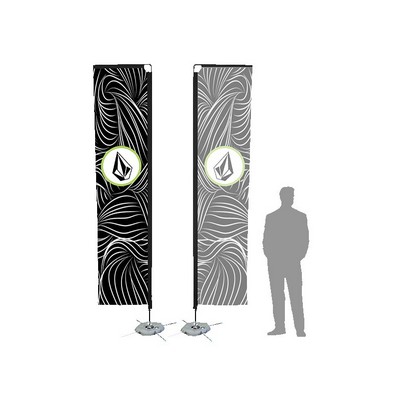 13' Banner Flag w/ Single Sided Printing