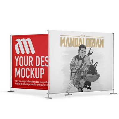 Sublimated Backdrop 8'x8' - ONLY FABRIC / NOT STAND