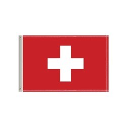 36"W x 24"H National Flag, Switzerland, Single-Sided