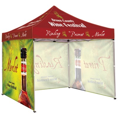 10' Square Canopy Tent W/Three Full Walls