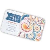 Full Color Specialty Pearlized White Business Cards (2 Sided)