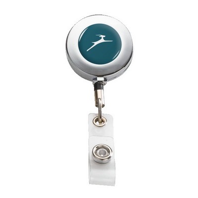IMPORT Metal Retractable Badge Reel with Belt Clip