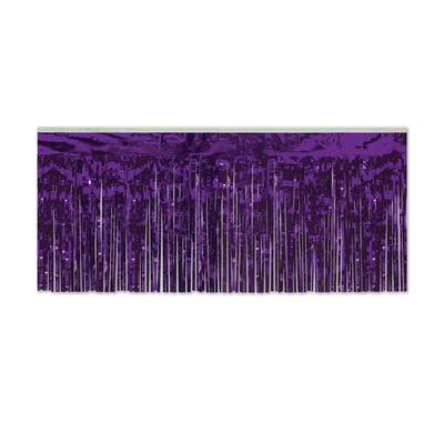 Flame Resistant 1 Ply Metallic Fringe Drapes