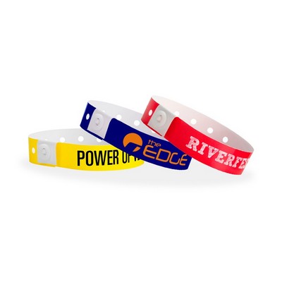 Plastic Regular Custom Wristbands