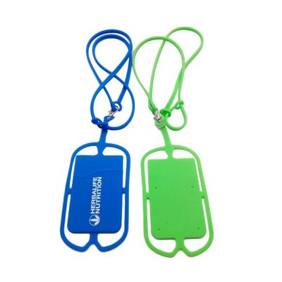 Silicone Phone Card Holder