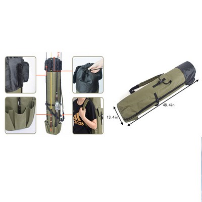 Waterproof Angler Backpack - Multi-Compartment Fishing Gear Bag