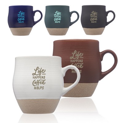 Artisan Glaze pottery look 16oz ceramic mug