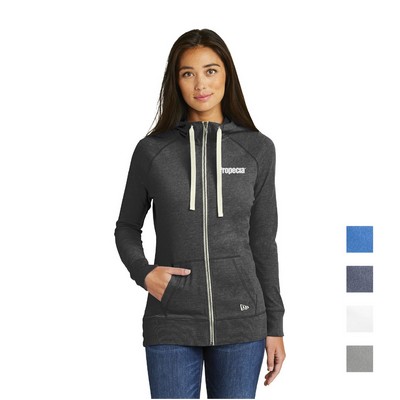 New Era® Women's Sueded Cotton Blend Full-Zip Hoodie