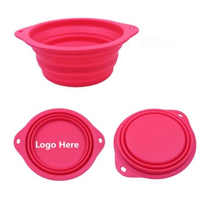 Collapsible Silicone Pet Bowl - Large