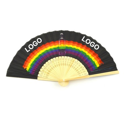 Bamboo Silk Hand Fans Gifts