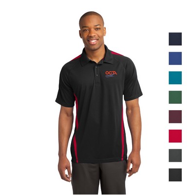 Sport-Tek® PosiCharge Micro-Mesh Colorblock Embroidered Polo