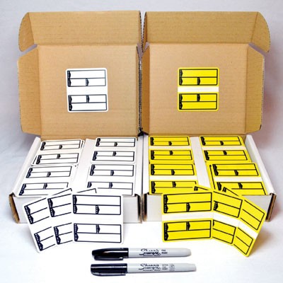 Poly Stock Stickers (250 Per Box)