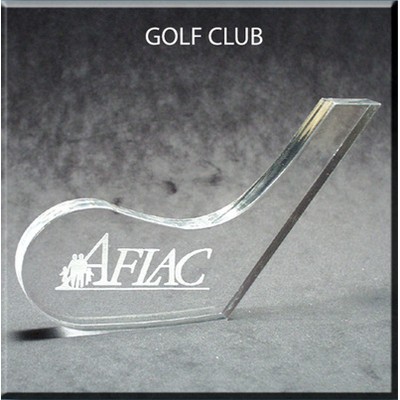 Clear Acrylic Stock Paperweights