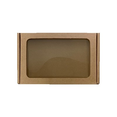 6" x 4" Cardboard Box with Window Lid
