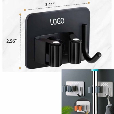 Stainless Steel Mop and Broom Holder Self Adhesive