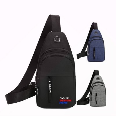 Men's Single Shoulder Chest Bag
