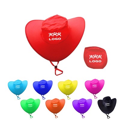 Folding Cowboy Hat w/Pouch