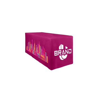 4' 4-Sided Fitted Square Tablecloth