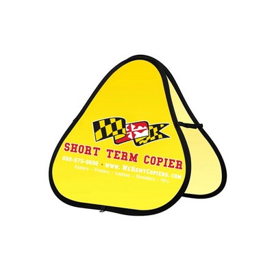 Pop Up banner Fully custom 2 sides 59" Triangle