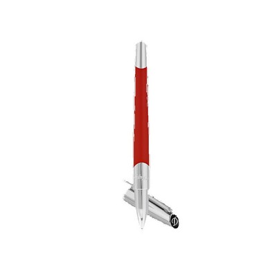 Luxury Line S.T. Dupont Defi Millennium Red & Silver Rollerball