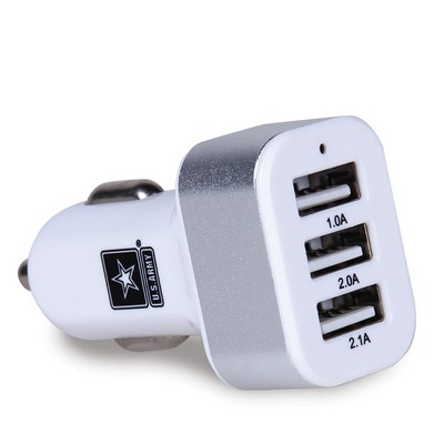 3 Port USB Car Charger
