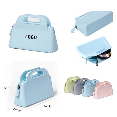 Small Cosmetic Silicone Pouch