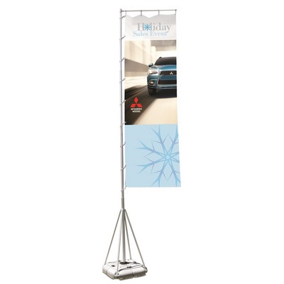 17' Rectangle Wind Flag - Single Sided