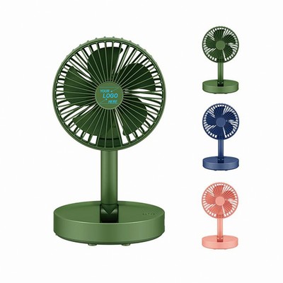 Portable Adjustable Height Desk Fan