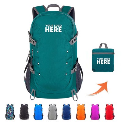 Foldable Hiking Backpack w/Side Buckles