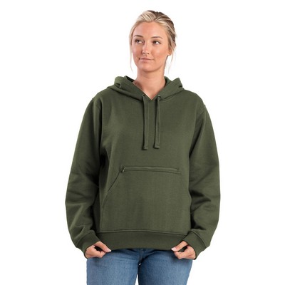 Berne Apparel Ladies' Heritage Zippered Pocket Hooded Pullover Sweatshirt