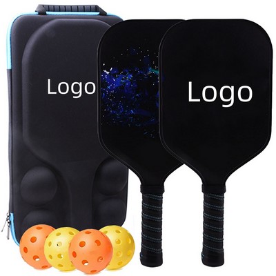 Complete Carbon Fiber Pickleball Racket Set with High Quality Bag