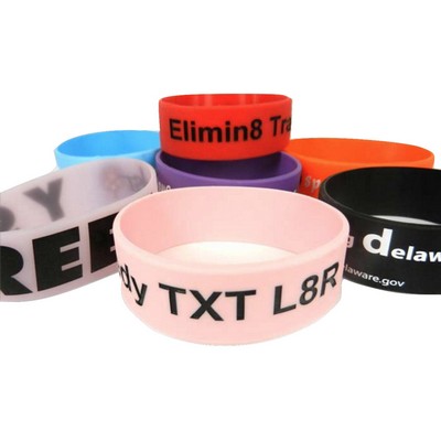 1" Silicone Wristband