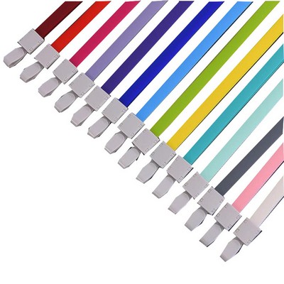 Silicone Lanyard--0.4'' In Width