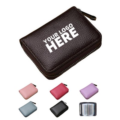 RFID Leather Card Bag
