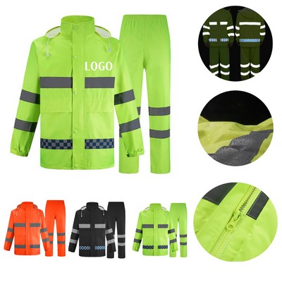 High Visibility Rain Suit
