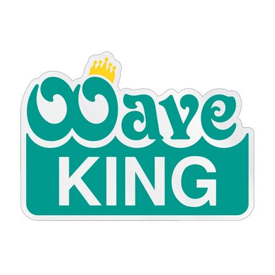 Clear Polyester Decal | Custom | Die Cut Shape | Permanent Adhesive Back | 253 to 354 Sq In