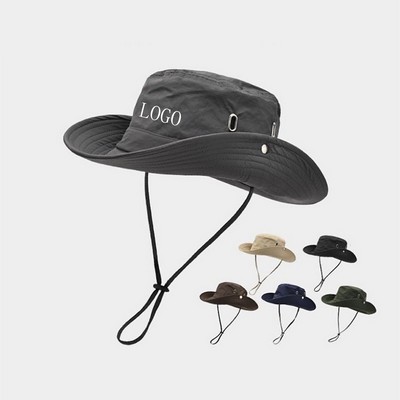 Outdoor Sunscreen Fisherman Bucket Hiking Hat