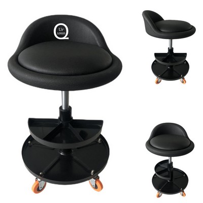 Multifunctional Liftable Repair Stool With Organizers