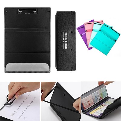 Tri-Fold Nurse Clipboard with 3 Layers, Compact and Foldable