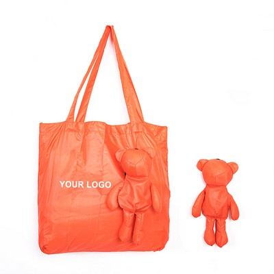 Foldable Doll Polyester Tote Bag