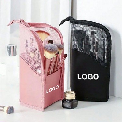 Large Capacity Cosmetic Brush Pouch Makeup Bag