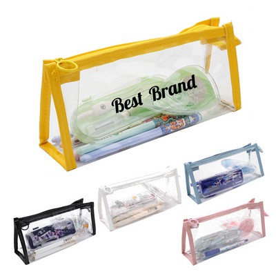 PVC Clear Pencil Makeup Bag