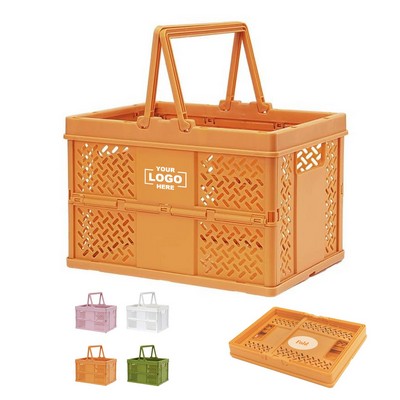 Compact Collapsible Picnic Basket.
