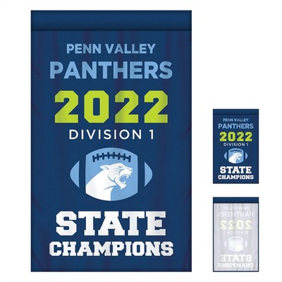 2' X 3' Championship Banner Single Sided