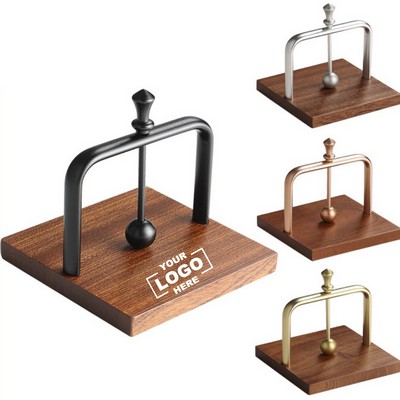 Rustic Wood Brown Napkin Holder for Dining Table