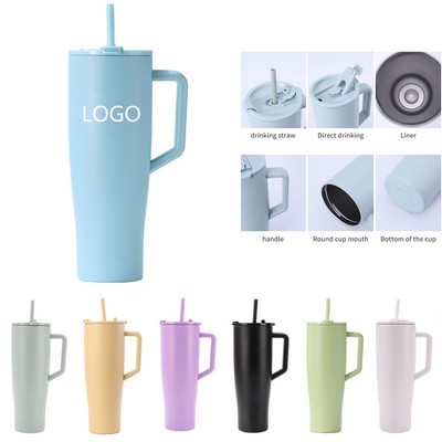 Outdoor Car Thermos Cup With Handle