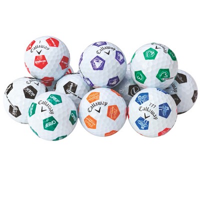 Callaway Chrome Tour Truvis Golf Balls - Three Color