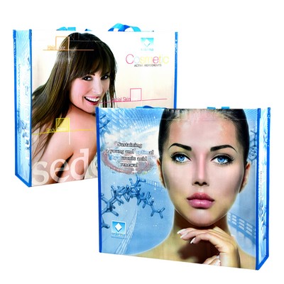 Full-Color Laminated Non-Woven Custom Promotional Tote Bag (20"x18"x6")