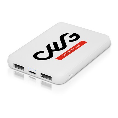 5000mAh 3-Port Pocket Power Bank